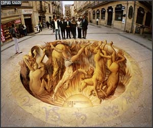 37 desene pe asfalt impresionante