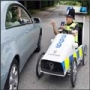 Masina de politie cu pedale