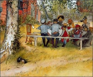 Picturi superbe de Carl Larsson