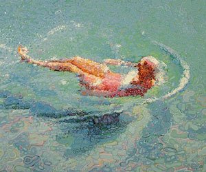 Ploaie de culori in ulei de Matthew Davis