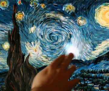 Un inginer grec animeaza Noaptea lui van Gogh