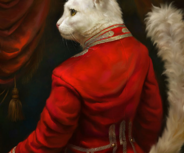 Pisici nobile, pictate de Eldar Zakirov