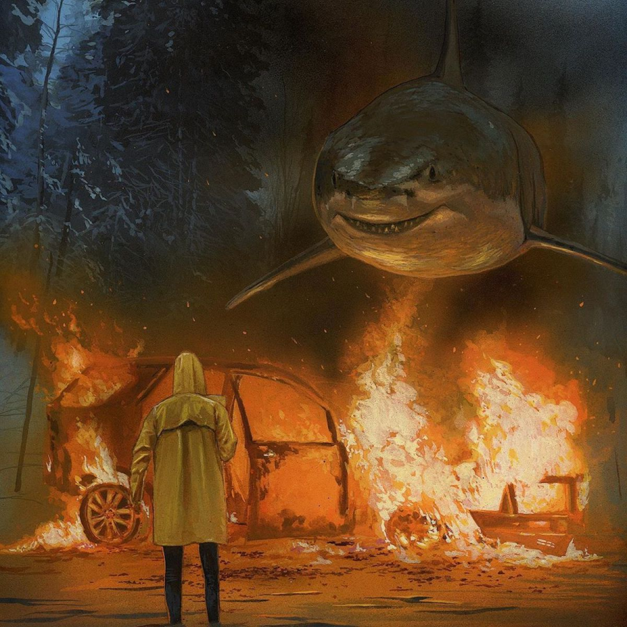Lumea suprarealista cu rechini a lui Chris Austin - Poza 7