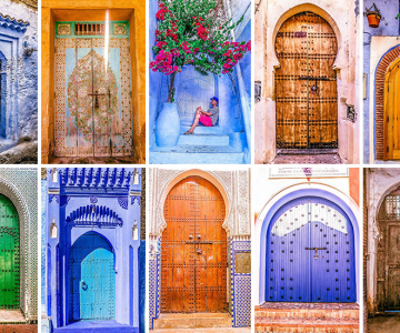 Usile multicolore ale Marocului