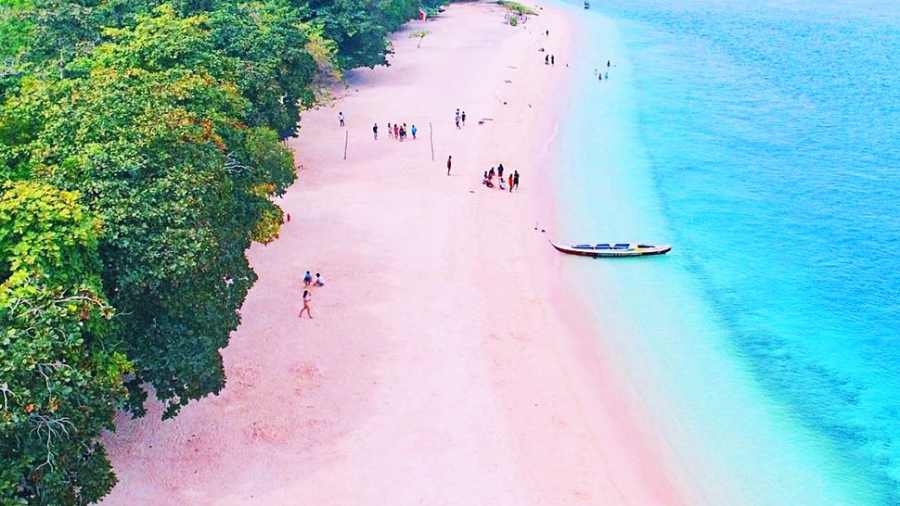 Cum arata cea mai frumoasa plaja cu nisip roz - Poza 1
