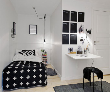 10 idei super-creative pentru dormitoare super-mici