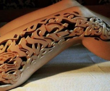 Tatuaje 3D realiste: Cerneala care prinde viata cand simte miros de pi