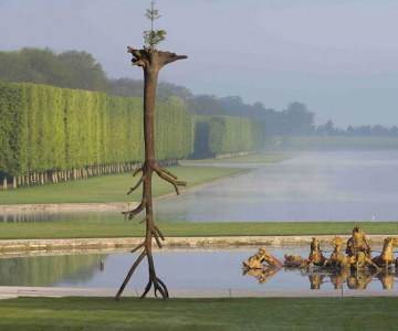 Sculpturi-copaci, in gradina de la Versailles
