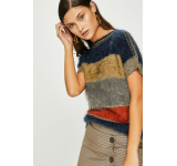 Answear - Top Heritage albastru -80-TSD00S