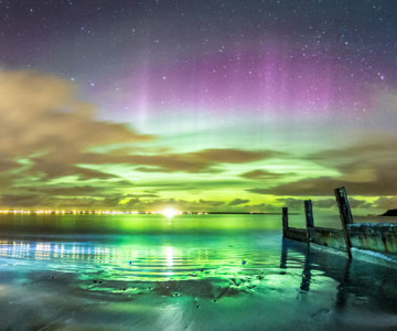 Aurora boreala in Scotia si culorile ei incredibile