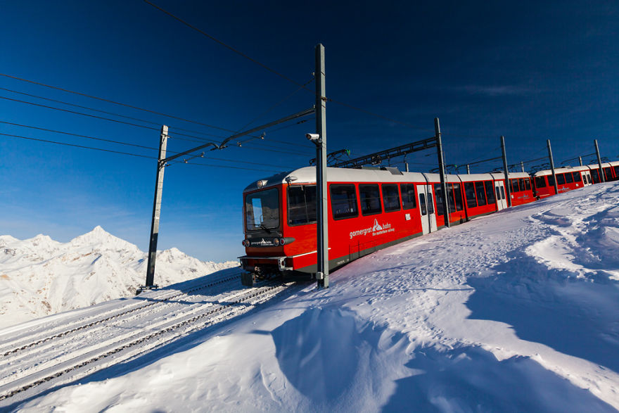 Maretia Alpilor pe timp de iarna - Poza 17