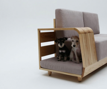 Canapea pentru patrupede, de la Sungji Mun si M.pup