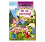Cei trei purcelusi - Stiu sa citesc cu litere mari de tipar