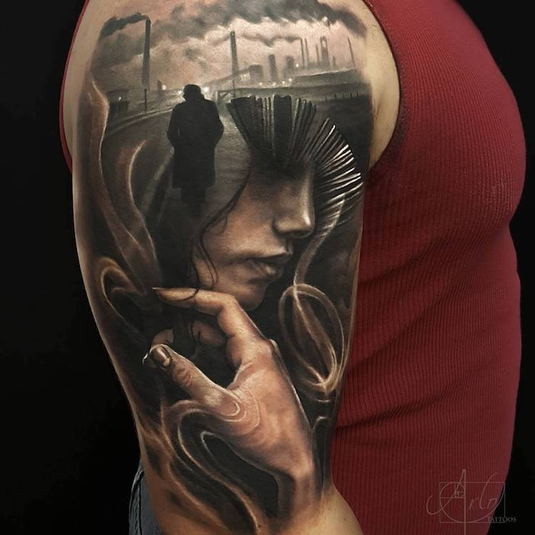 Tatuaje impresionante suprarealiste, de Alro DiCristina - Poza 4