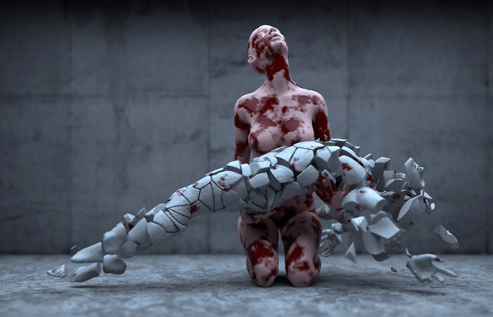 Natura duala a omului, in sculpturi 3D - Poza 14