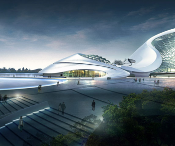 Design impresionant: Centrul cultural de la Harbin, China