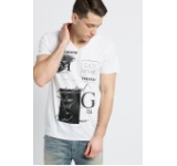 Guess Jeans - Tricou alb 4931-TSM306 pe