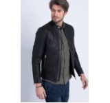 Selected - Geaca de piele negru 4931-KUM022