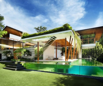 Casa salciilor din Singapore, de Guz Architects