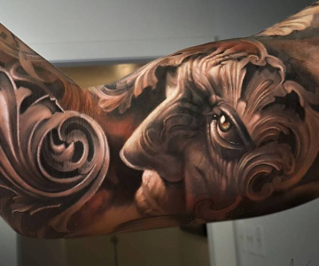 Tatuaje impresionante suprarealiste, de Alro DiCristina