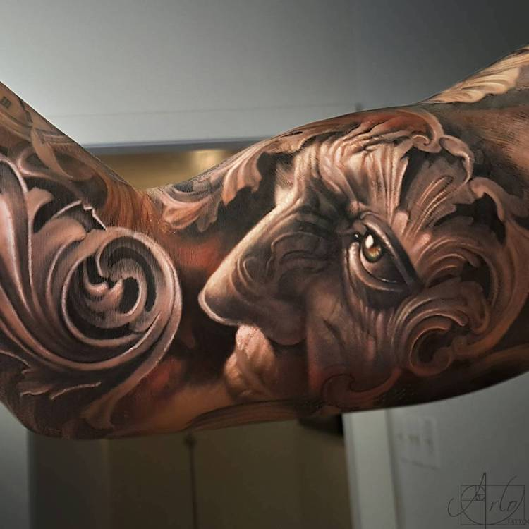 Tatuaje impresionante suprarealiste, de Alro DiCristina - Poza 1