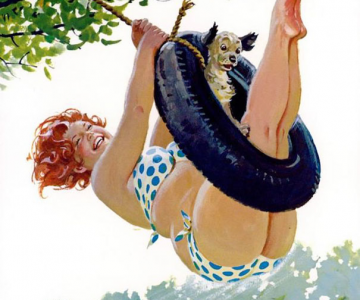 Din picanteriile anilor '50: Voluptoasa Hilda, in ilustratii simpatice