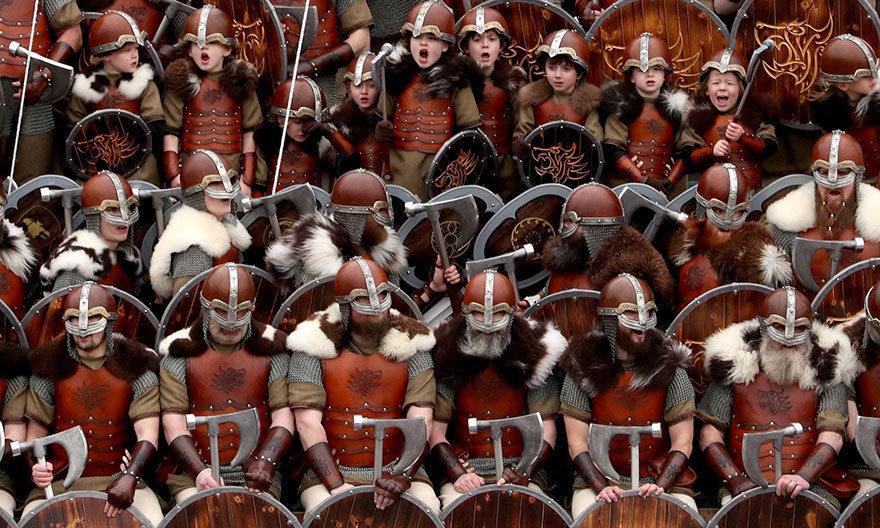 Festivalul legendar al vikingilor, in fotografii epice - Poza 3