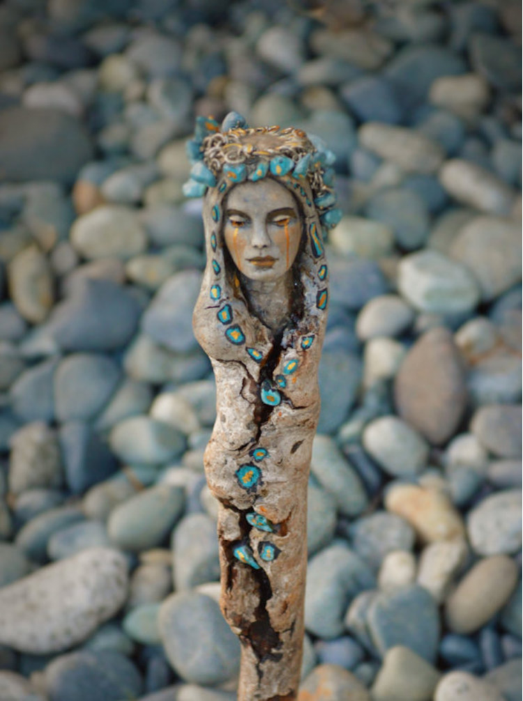 Spiritele naturii: Sculpturi himerice gingase - Poza 7