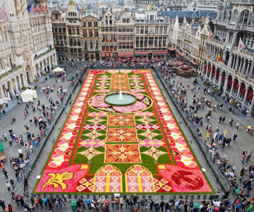Covorul de flori de la Bruxelles