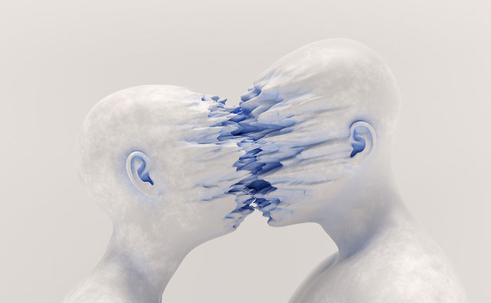 Natura duala a omului, in sculpturi 3D - Poza 1
