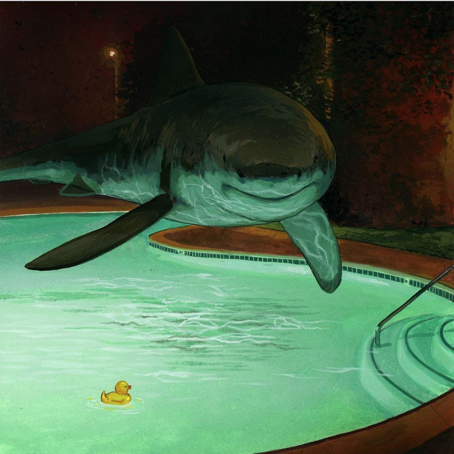 Lumea suprarealista cu rechini a lui Chris Austin - Poza 9