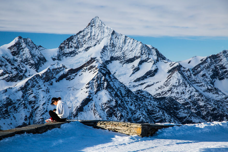 Maretia Alpilor pe timp de iarna - Poza 6