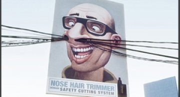 Parul din nas si reclamele