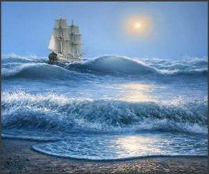 35 de picturi: Marea si corabiile