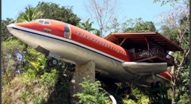 Hotelul avion, cu o priveliste de vis