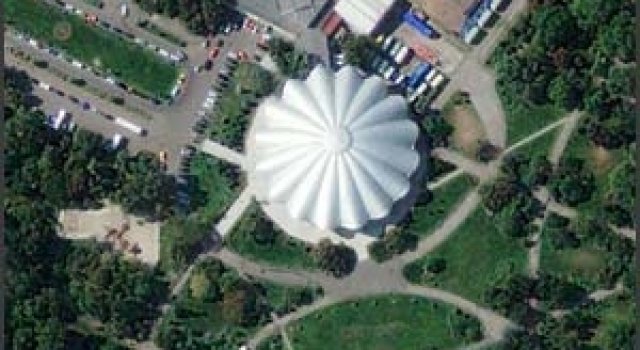 Structuri vazute din satelit