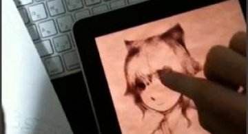 Schite pe iPad semnate Yoshitoshi Abe