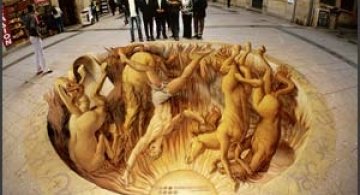 37 desene pe asfalt impresionante