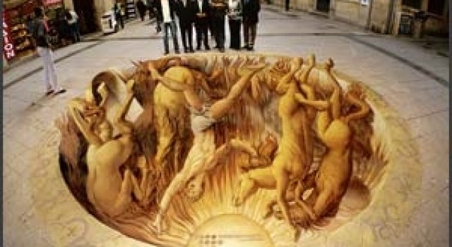 37 desene pe asfalt impresionante