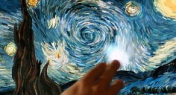 Un inginer grec animeaza Noaptea lui van Gogh