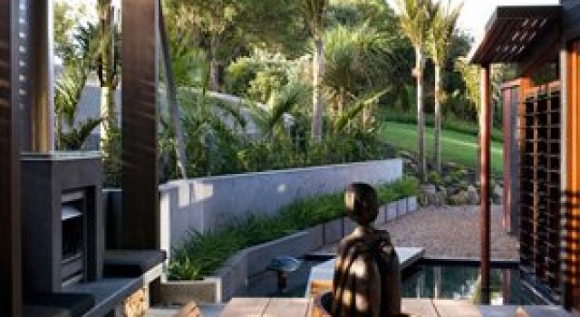 Casa-peisaj, intr-un golf din Noua Zeelanda