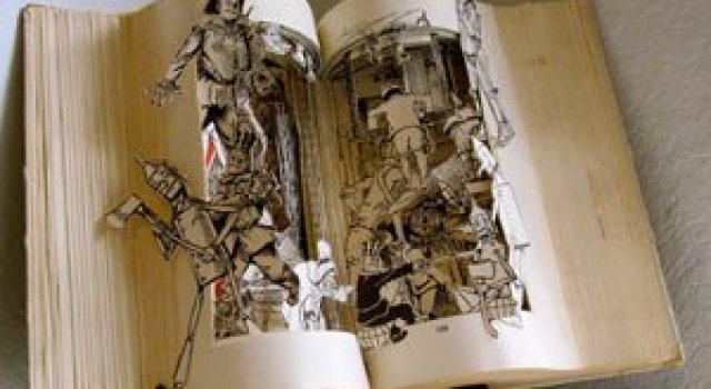 Personajele ies din cartile pentru copii, sculptate de Susan Hoerth