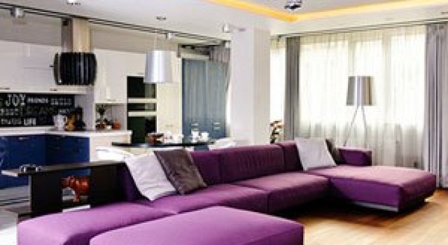 Apartament multicolor la Odessa