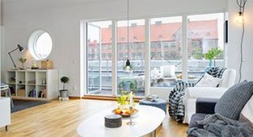 59 mp de eleganta simpla in Suedia