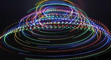 Craciun creativ: luminite pe ventilator