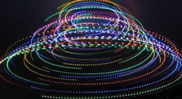 Craciun creativ: luminite pe ventilator