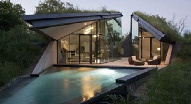 Casa acoperita de iarba: Edgeland Residence