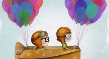 Desene simpatice, inspirate de Up!