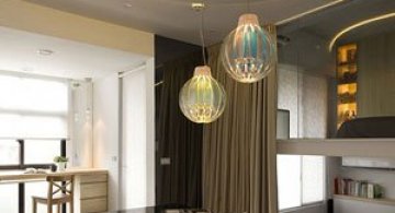 Apartament mic, cochet, alb-negru