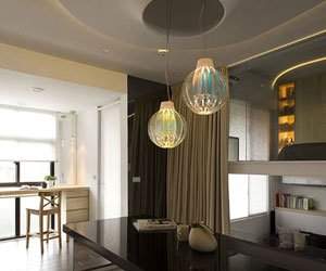 Apartament mic, cochet, alb-negru